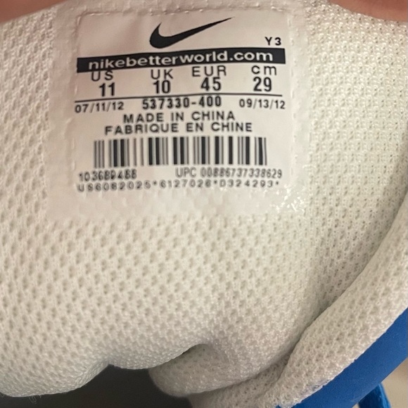 Nike Barkley Air Force 180 “Photo Blue” Size 11 - Picture 8 of 8